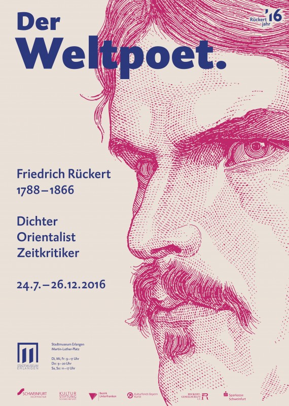 Plakat Der Weltpoet Friedrich Rückert