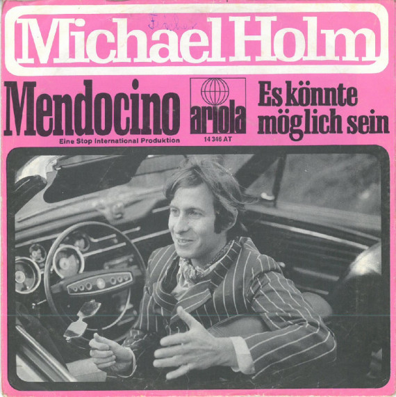 Schallplatte des Songs &quot;Mendocino&quot; von Michael Holm