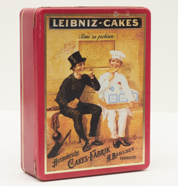 Blechdose Leibniz-Cakes, um 1900