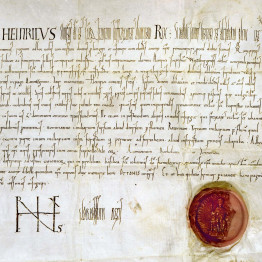 Urkunde mit Ersterwähnung Erlangens