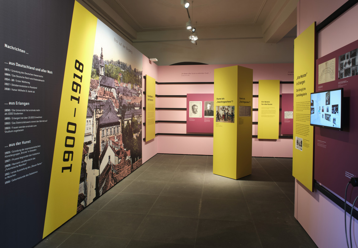 Ausstellungsbereich &quot;Kunstleben in der Kaiserzeit&quot;